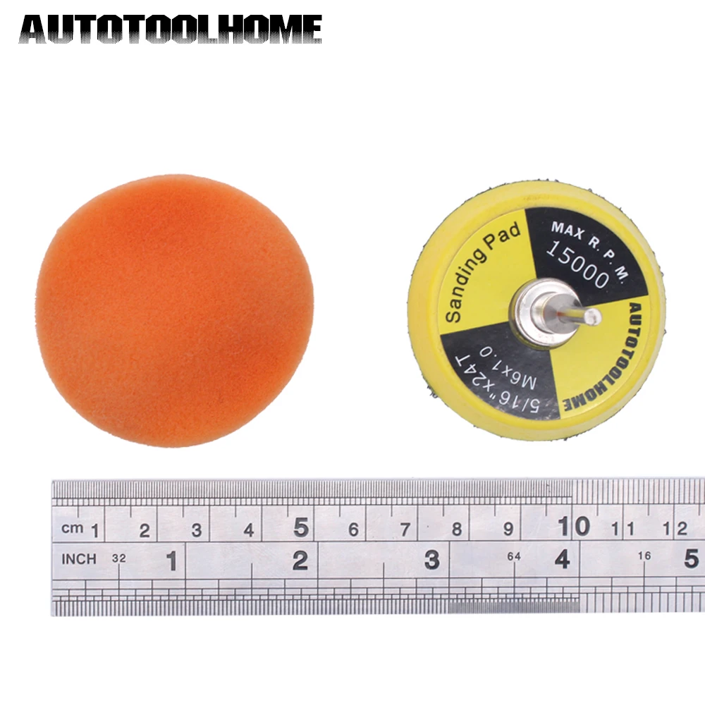 11 шт. 2 дюйма полировальная губка для автомобиля с 50 мм полировочной подложкой