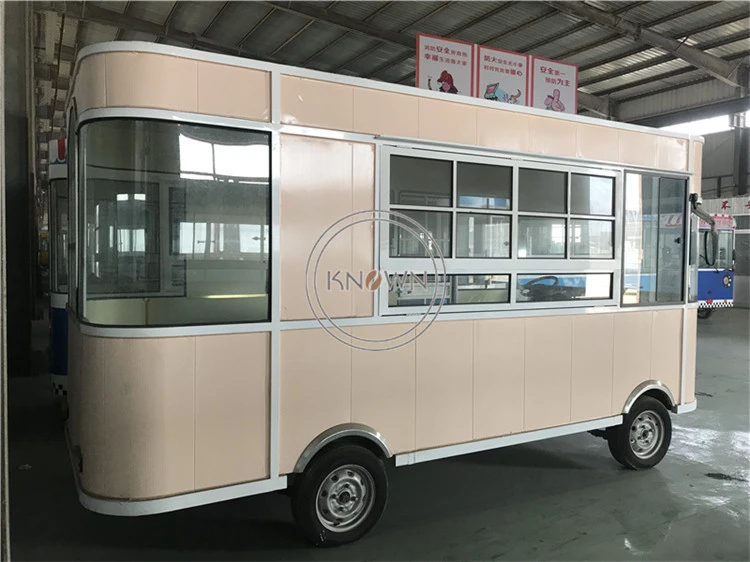 KN CC кремового цвета из нержавеющей Еда to Cart уличный киоск автобус