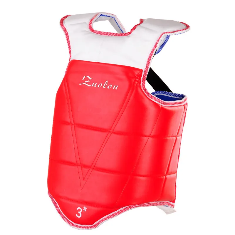 Для взрослых детей WTF таэквондо прочная Двусторонняя защита для груди|wtf taekwondo|chest