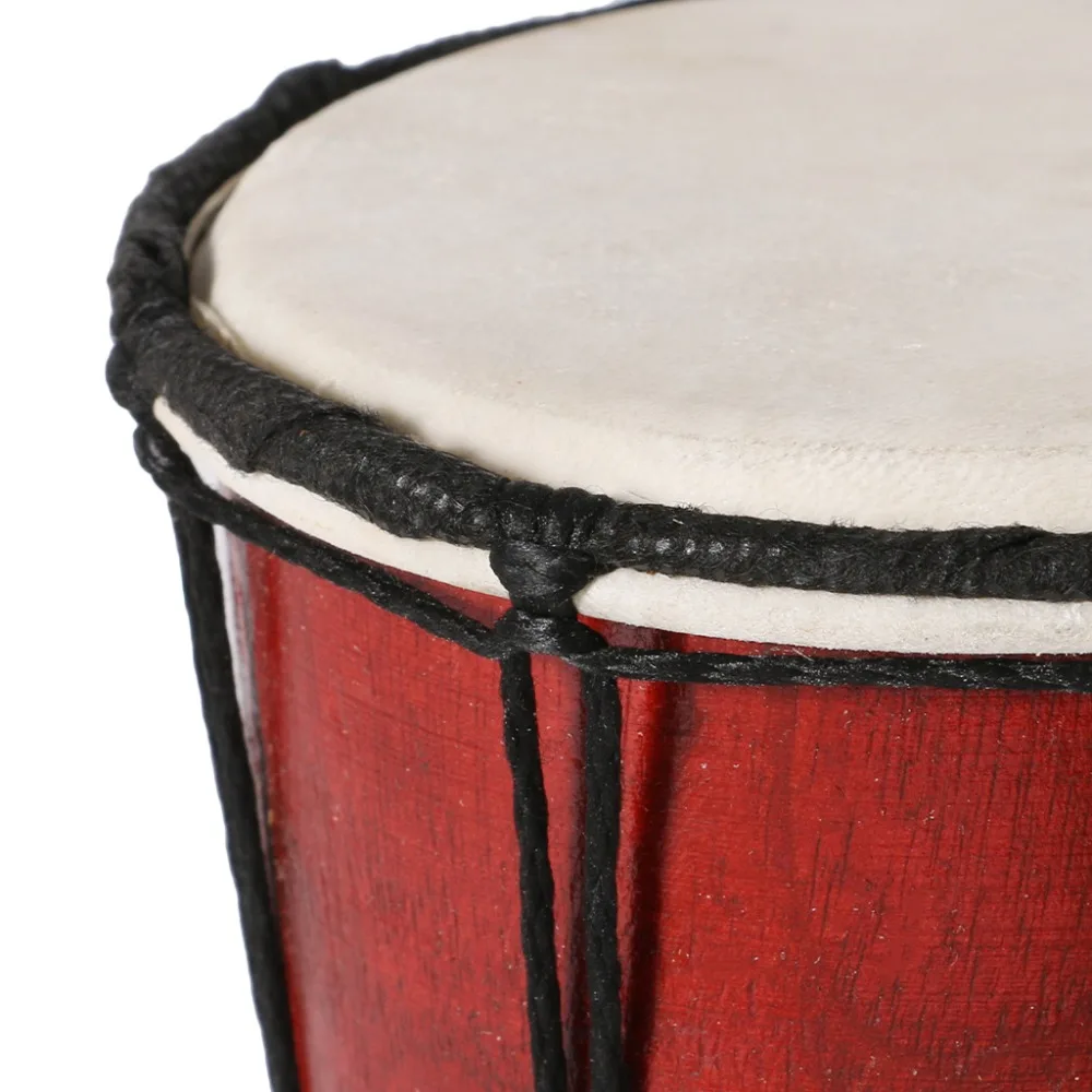 4-дюймовый Профессиональный Африканский Djembe барабан Bongo дерево хороший звук