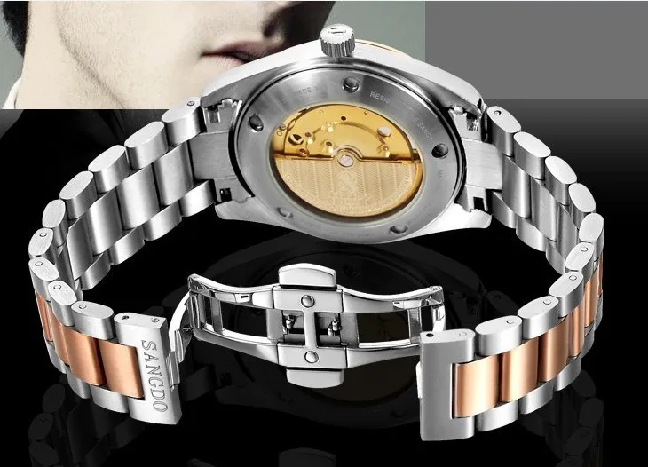 Мужские механические часы Sangdo с автоподзаводом 40 мм 044A|watch automatic|watch businesswatch quality |