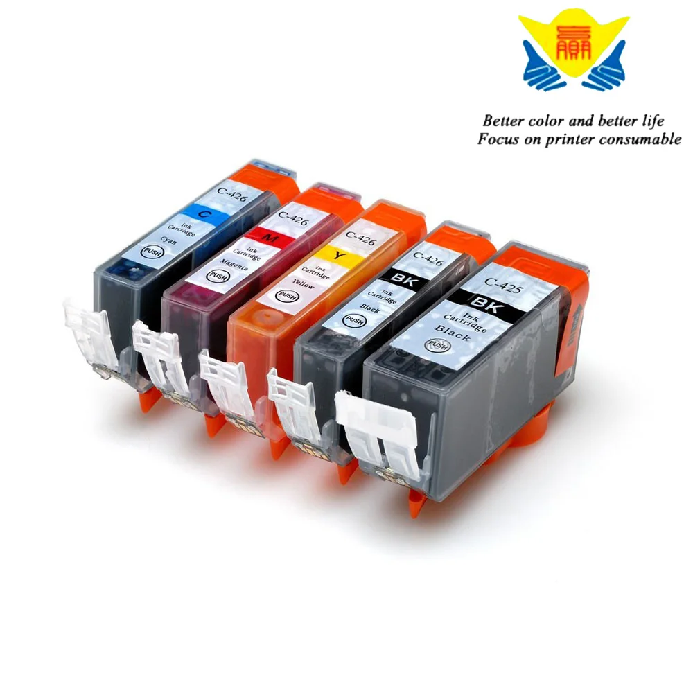 Замена картриджа для струйного принтера PIXMA MG6140 MG8240 (5 шт./лот)|ink cartridge|ink cartridge for