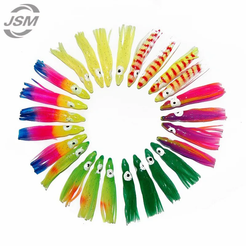 Приманка рыболовная в виде осьминога 4-6 см 100 шт.