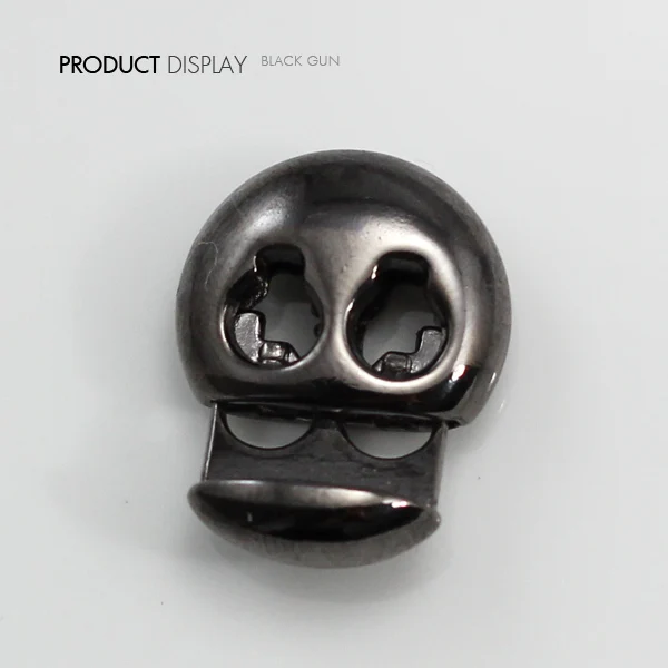 Металлический черный пистолет с покрытием пробка тумблер шнур замки шнурок