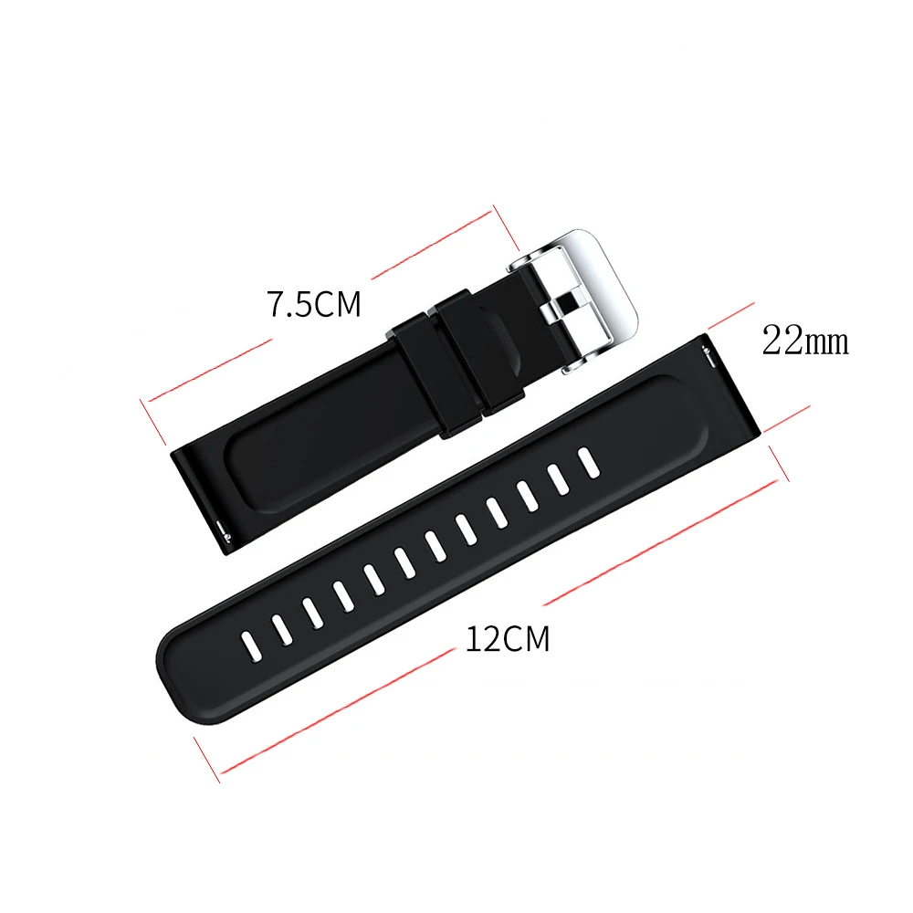 22 мм ширина N58 NY03 умные часы сменные ремешки для CYUC Smartwatch|Смарт-аксессуары| |