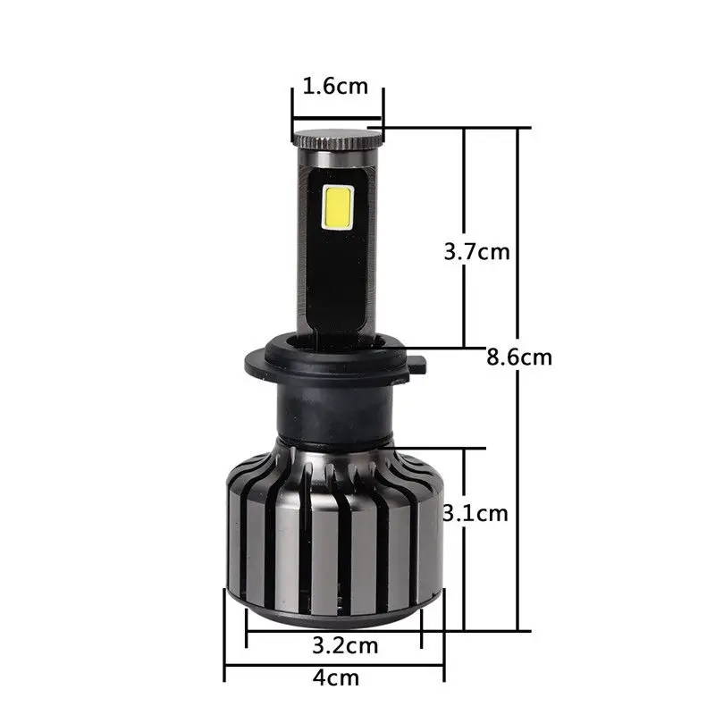 Автомобильная фара для H1/H3/H7 H8/H9/H11 9005/9006 880/881 H4 H13 9004/9007 Светодиодная лампа