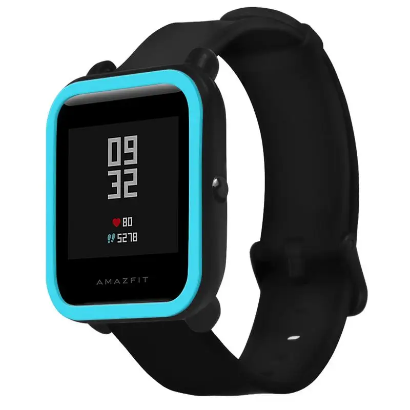 Мягкий защитный силиконовый чехол из ТПУ для Huami Amazfit Bip Youth Watch SmartWatch Watachband аксессуары для спортивных товаров - Цвет: D