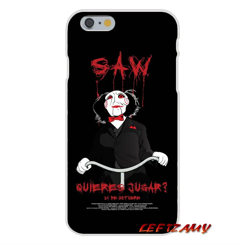 Для iPhone X XR XS MAX 4 4S 5 5S 5C SE 6 6S 7 8 Plus ipod touch Аксессуары чехлы для телефонов Чехлы Jigsaw Saw 3D