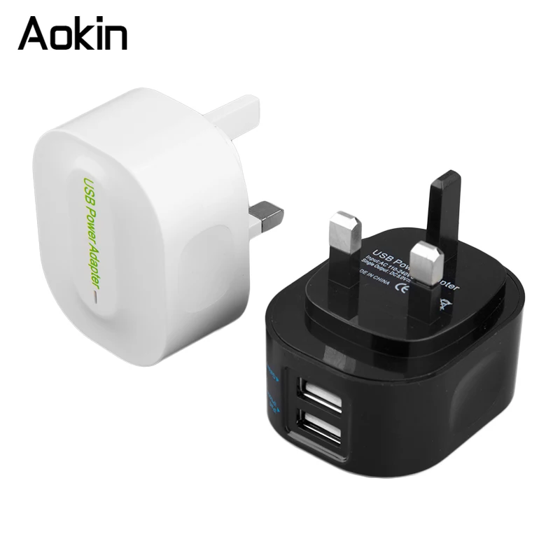 Адаптер зарядного устройства Aokin 2 USB 5 в 3 1 А быстрое зарядное устройство для