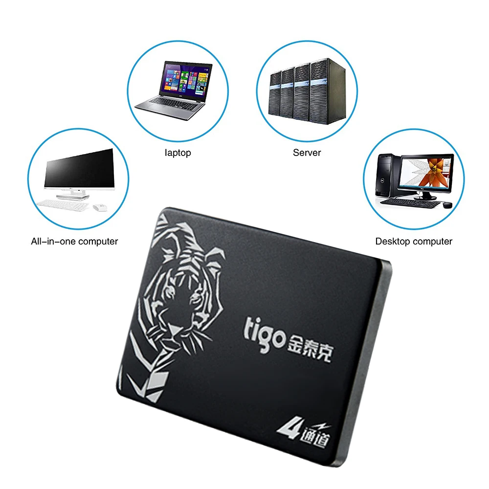 Tigo SSD 1 ТБ HDD 2 5 дюймов SATA 1024 Гб большой емкости Внутренний твердотельный