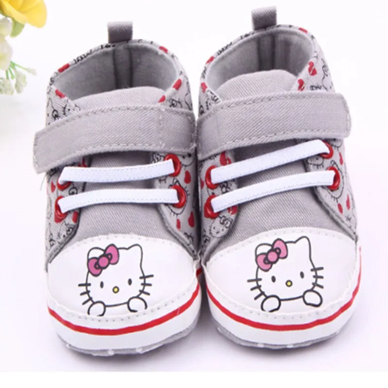 Детская обувь Hello Kitty для девочек брендовая повседневная маленьких принцесс с