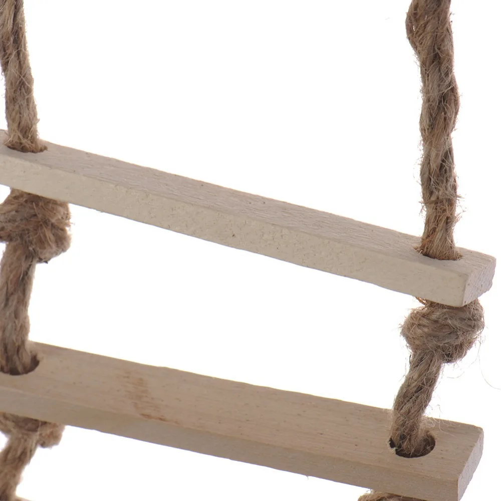 Горячие Продажи Попугай Хомяк Древесины Лестнице Подняться Колокол Качели Укус