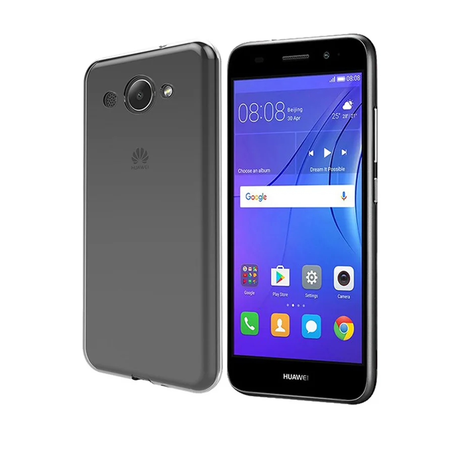 DAHABY For Huawei Y3 Y6 Y9 Y7 Prime Honor 7A Pro 2018 Ultra Thin Soft Back Case Clear TPU Cover Protective Shell Anti-knock |