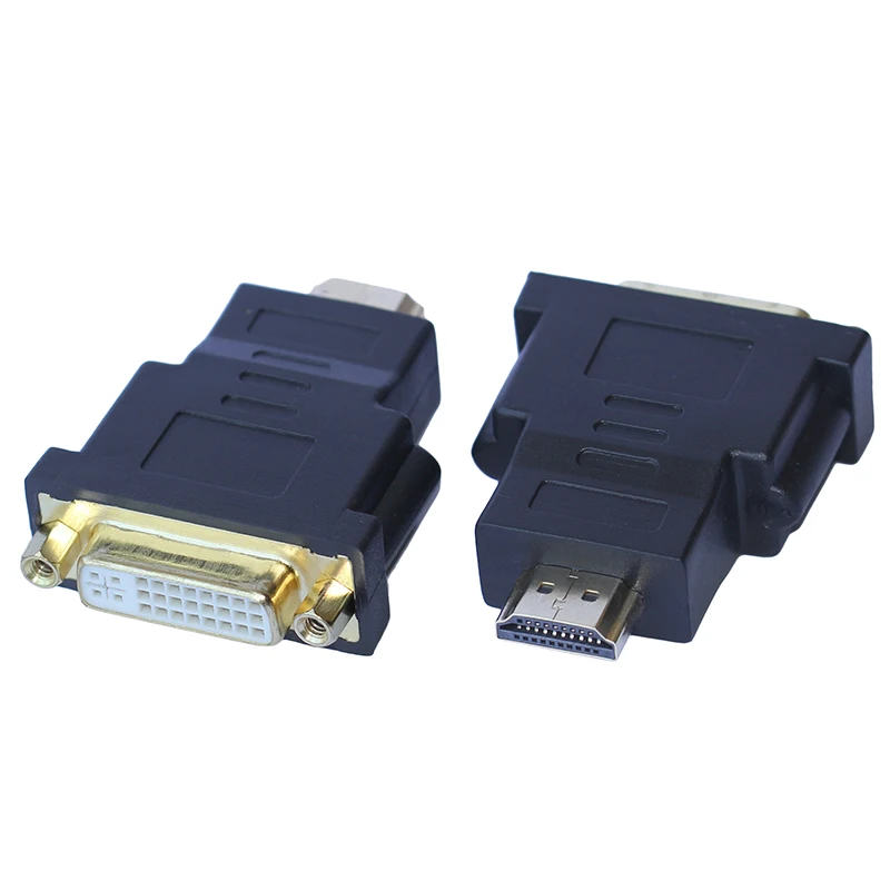

1PCS DVI Female to HD-compatible Male Adapter Converter HD to DVI-I Connector For HDTV & PC Computer