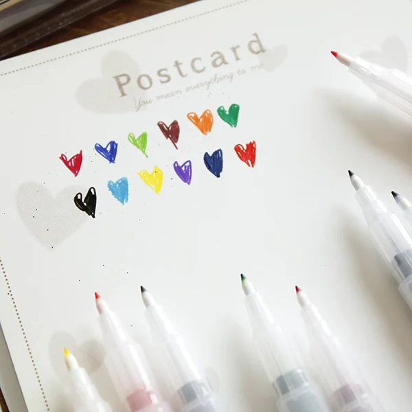 12 шт./упак. ручка с крючком на водной основе цветная Акварельная художественный