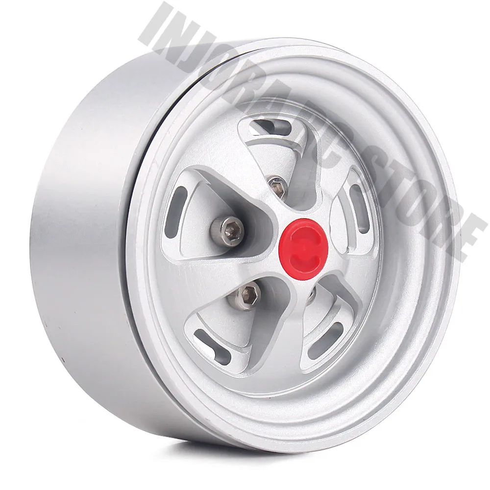 4 шт. металлический Beadlock 1 9 дюйма обод колеса для 1/10 RC Гусеничный осевой SCX10 90046 D90