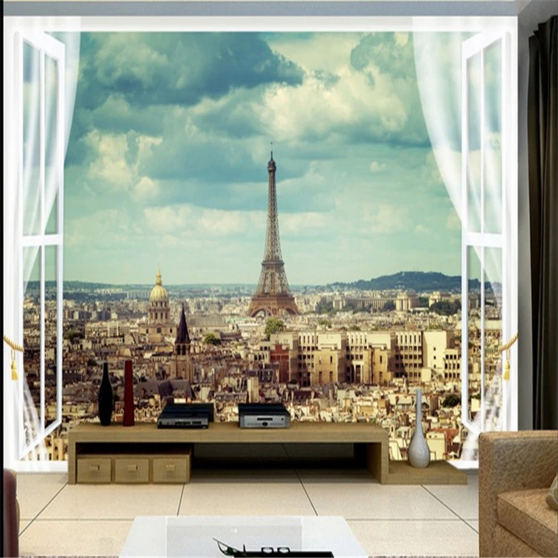 Обои beibehang с изображением Города Парижа Эйфелевой башни города архитектуры