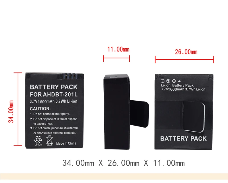 2 шт 1600mAh AHDBT-301 AHDBT-302 аккумуляторная батарея+ светодиодный USB зарядное устройство для AHDBT 301 302 Gopro Hero 3 Hero 3+ Go Pro Hero 3