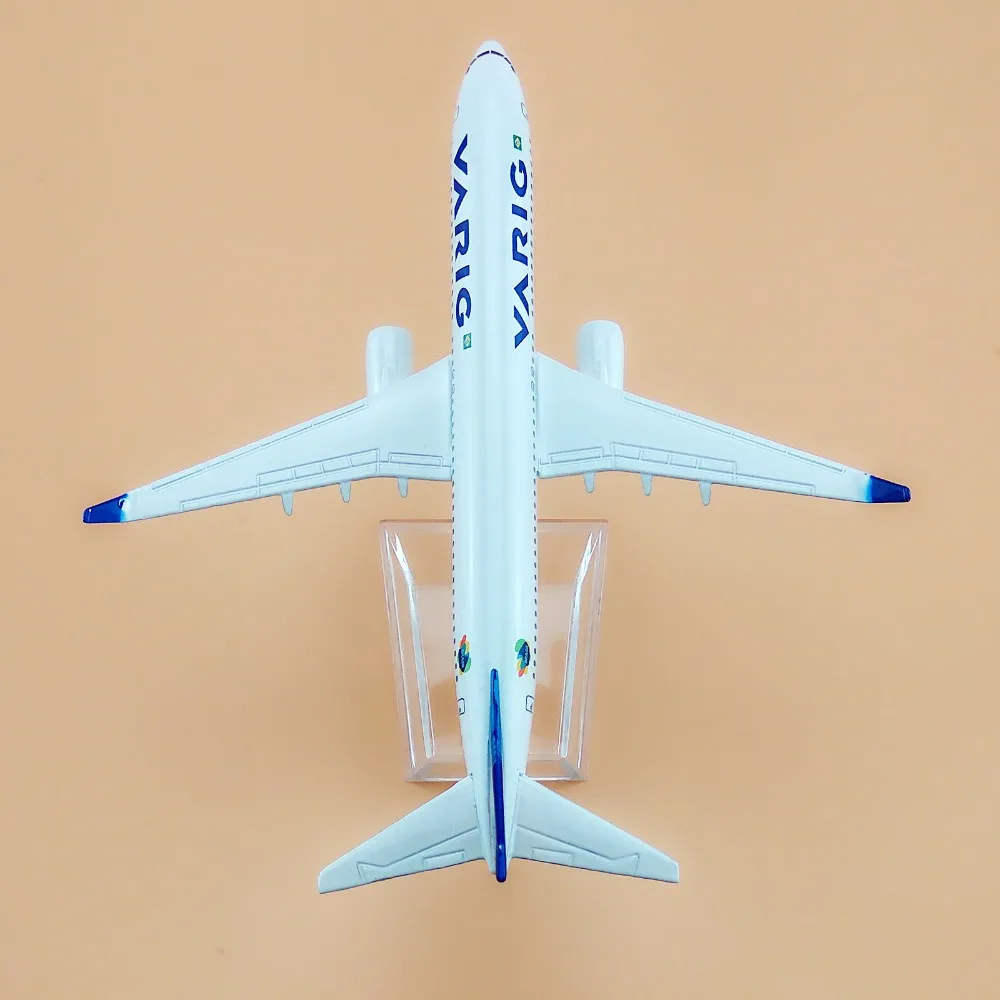 16 см сплав металла воздушный Бразилия Varig Airlines Boeing 737 B737 800 Airways модель самолета