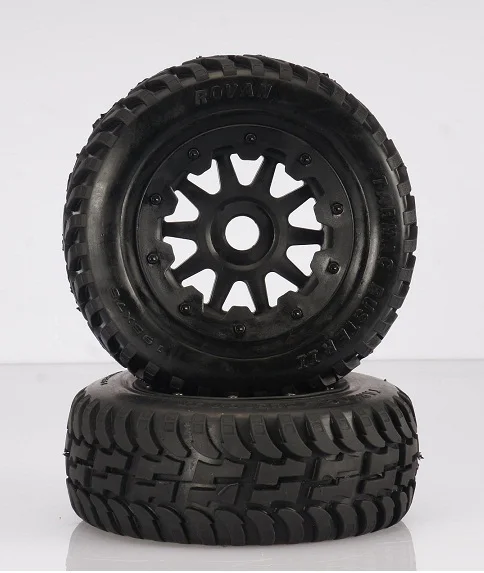 Комплект передних колес для внедорожников HPI KM Rovan baja 5T 5SC king motor truck Бесплатная