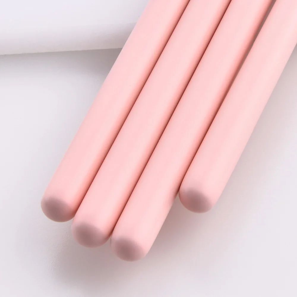 GUJHUI 4 шт розовый набор кисть для глаз пристрастия Кисть Румяна макияжа Набор |