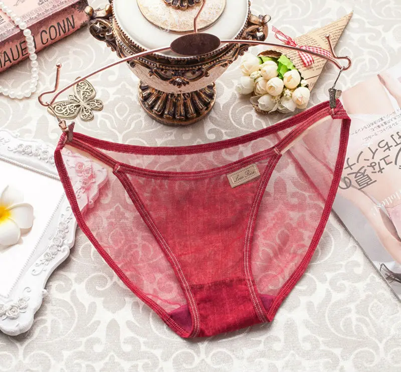 Кружевные сексуальные женские трусики blloobeel джинсовое нижнее белье ажурные