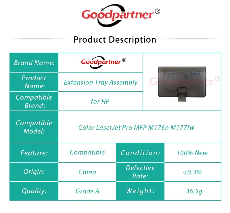 1X фотоэлемент блок удлинителей для вывода бумаги в сборе HP LaserJet Pro MFP M176 M176n M177 M177fw -