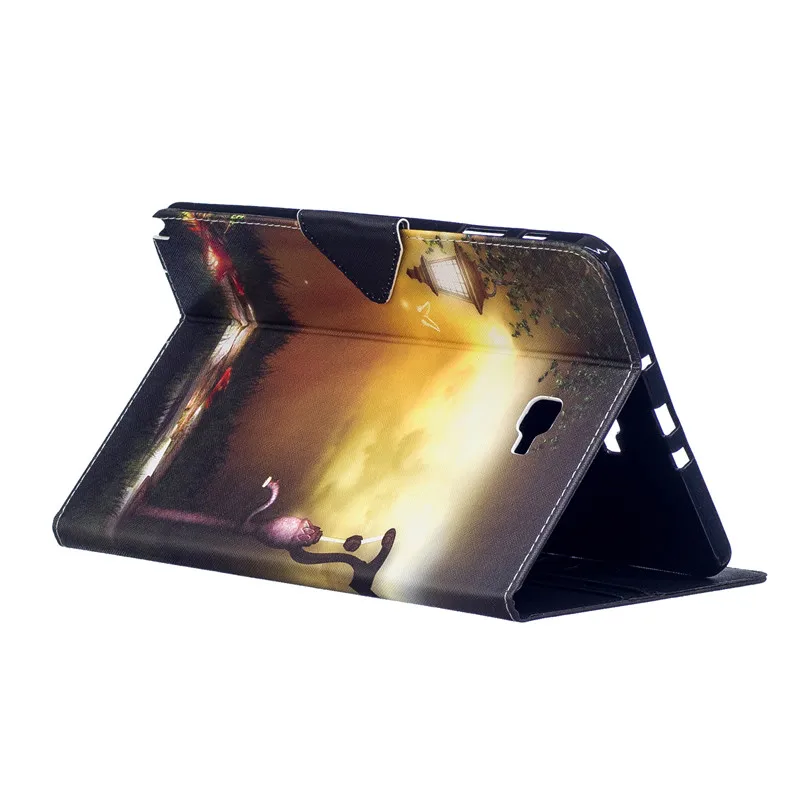 Кожаный чехол Wekays для samsung Tab A6 с мультяшным котом для samsung Galaxy Tab A6 A 6 10,1 SM-P580 P585 чехол для планшета