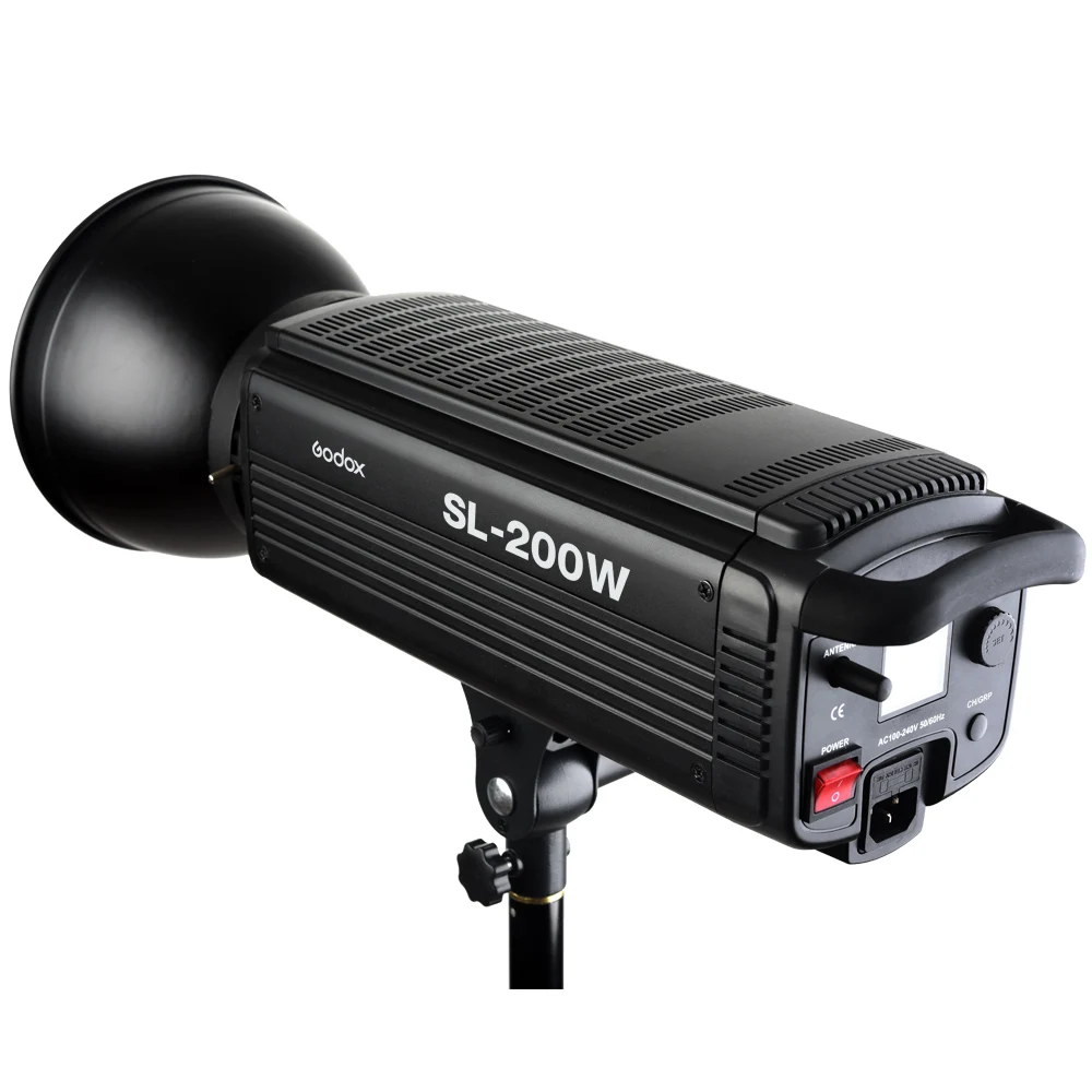 Бесплатная DHL Godox SL-200W 200Ws 5600K студийный светодиодный светильник для непрерывного