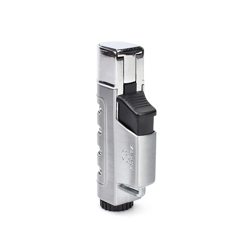 COHIBA Классическая кубинская многоразовая Зажигалка для сигарет серебристого