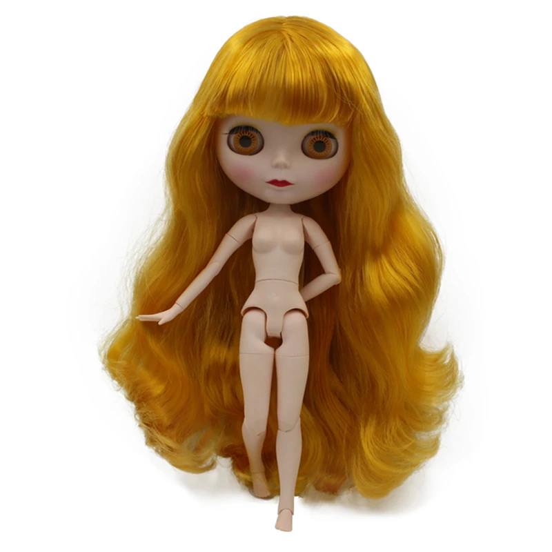 Шарнирная кукла Blyth, Neo Blyth кукла Обнаженная Заказная матовое лицо куклы можно изменить макияж и платье DIY, 1/6 шарнирные куклы SO29
