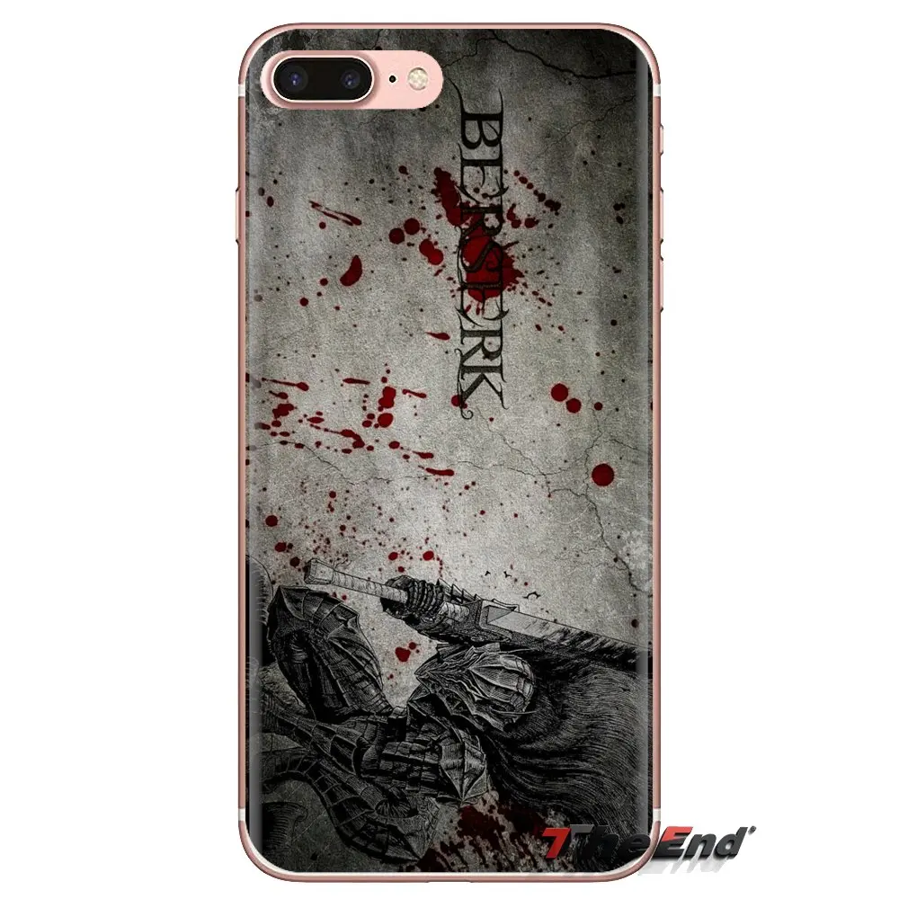 Для Xiaomi Mi4 Mi5 Mi5S Mi6 Mi A1 A2 5X6X8 9 Lite SE Pro Max Mix 2 3 2S Прозрачный чехол из ТПУ Japanese Anime BERSERK Art |