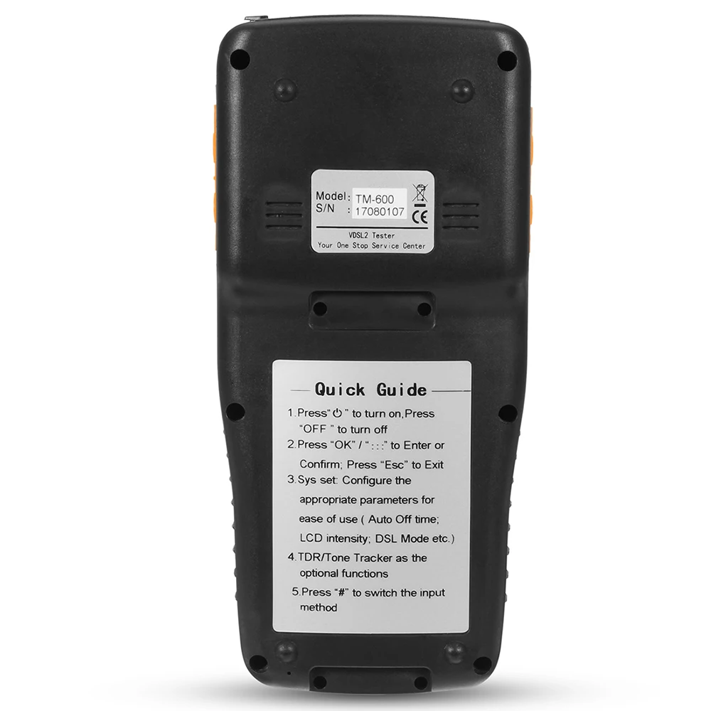 TM 600 ADSL2 + тестер ADSL с функцией проверки DMM|Оптоволоконное оборудование| |