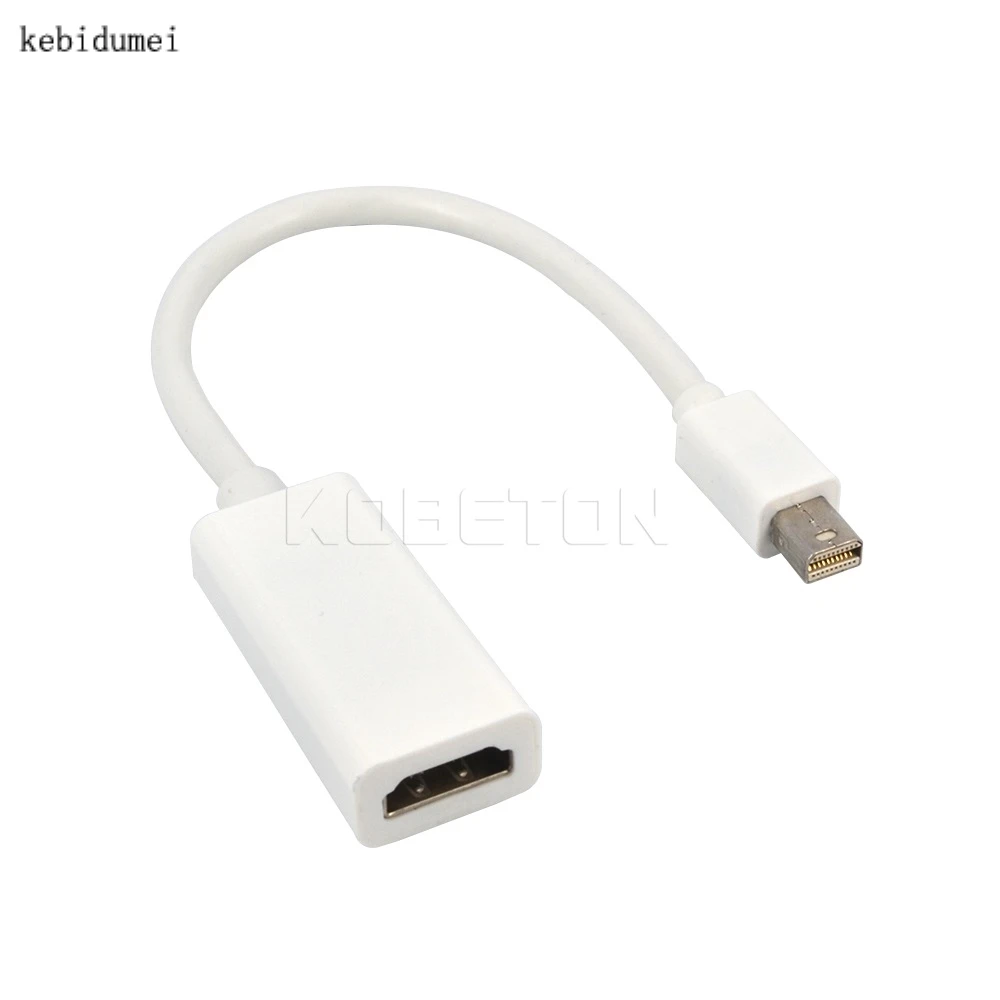 Новинка 2017 переходник Thunderbolt Mini DisplayPort DP папа HDMI совместимый мама кабель