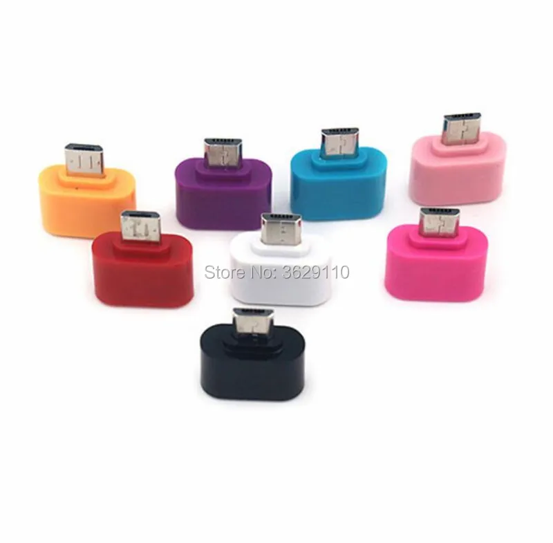 

Hopetoth 2000 шт мини цветной микро USB OTG адаптер для Samsung Android OTG Кабель-ридер оптом