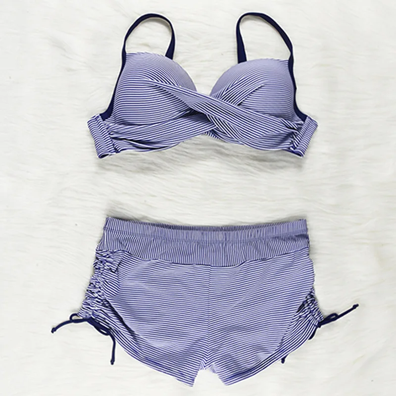 2019 женский купальник большого размера раздельный сексуальный бикини с высокой