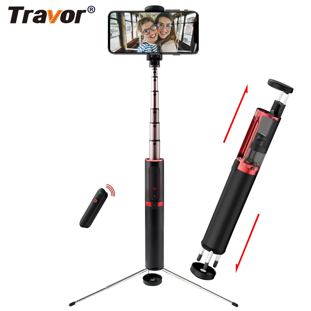 Селфи палка Travor 3 в 1 Bluetooth для Android и Iphone|Селфи-моноподы| |