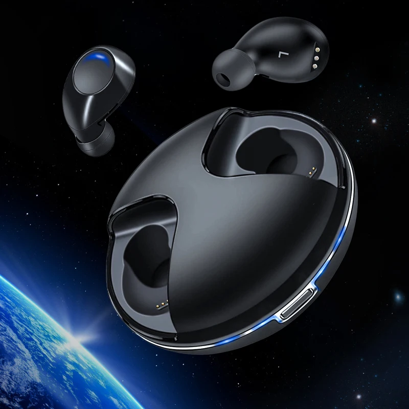 ANBES Mini Bluetooth наушники вкладыши TWS стерео Беспроводной спортивные Шум