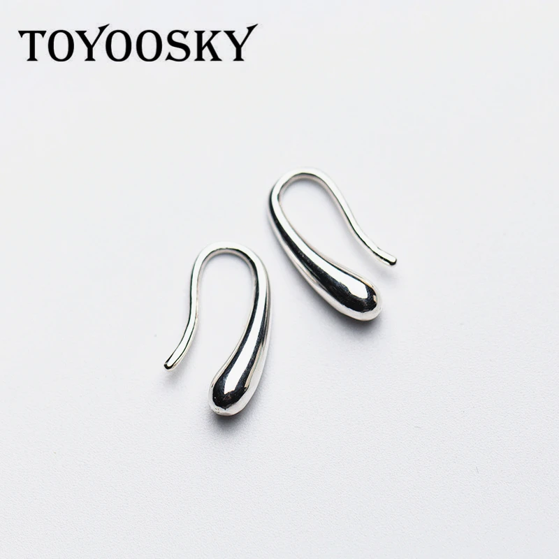Женские серьги в форме капли TOYOOSKY сережки-подвески из стерлингового серебра 925