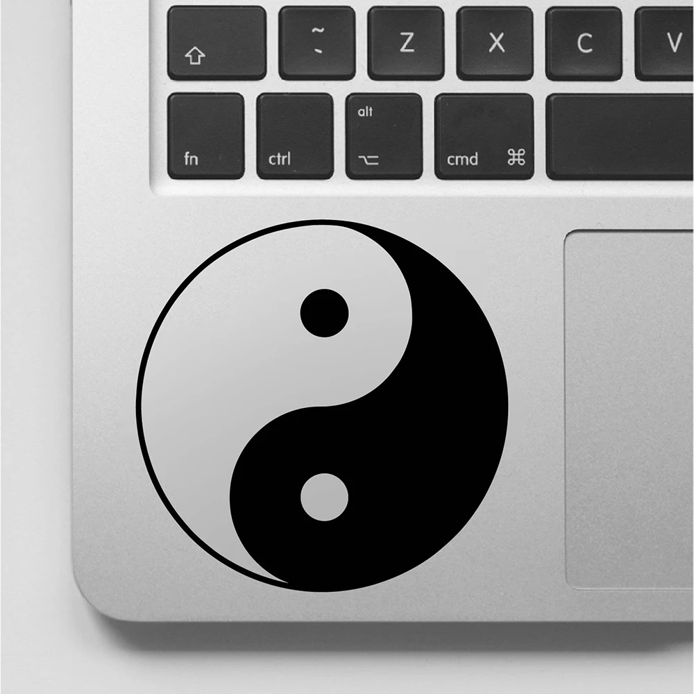 Наклейки для ноутбука Ying Yang виниловые настенные наклейки плохая хорошая