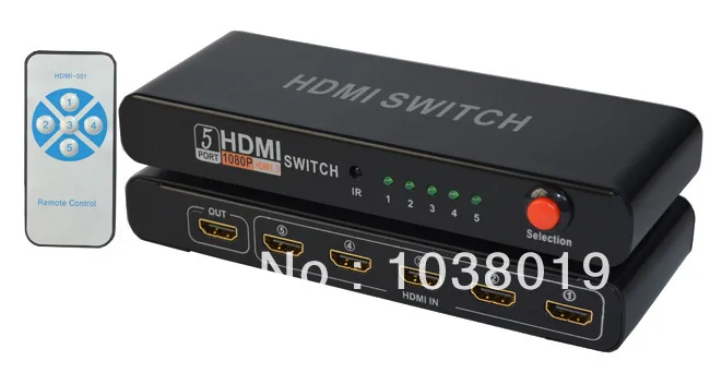 Ibay-51H бесплатная доставка Заводская поставка HDMI переключатель 5 портов вход 1 порт
