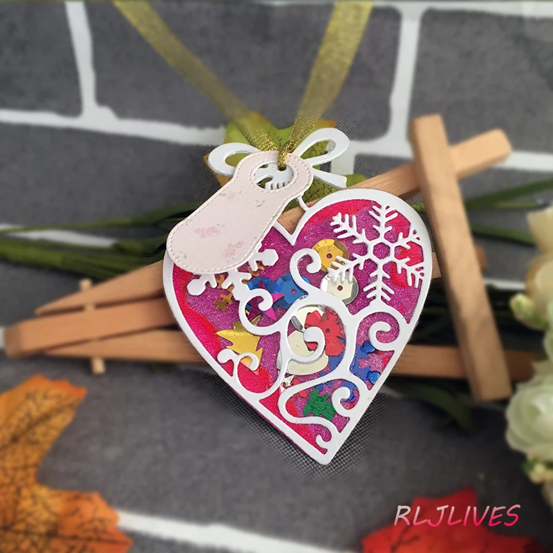 Christmas Ball Heart Metal Cutting Dies Stencils for DIY Scrapbooking Stamp/photo album Decorative Embossing Paper Cards | Дом и сад