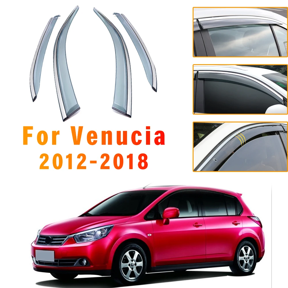 Для Nissan Venucia R50 R50X 2012 2013 2014 2018 дым Окно Солнцезащитный козырек дефлектор гвардии