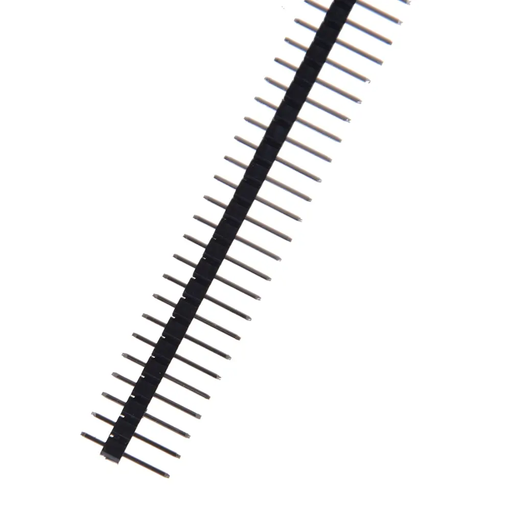 20X Single Male Elektronik Pin Header For Arduin 1x40 Row 2.54 Breakable 40 Pins Connector Strip Board Module Electronic Part |