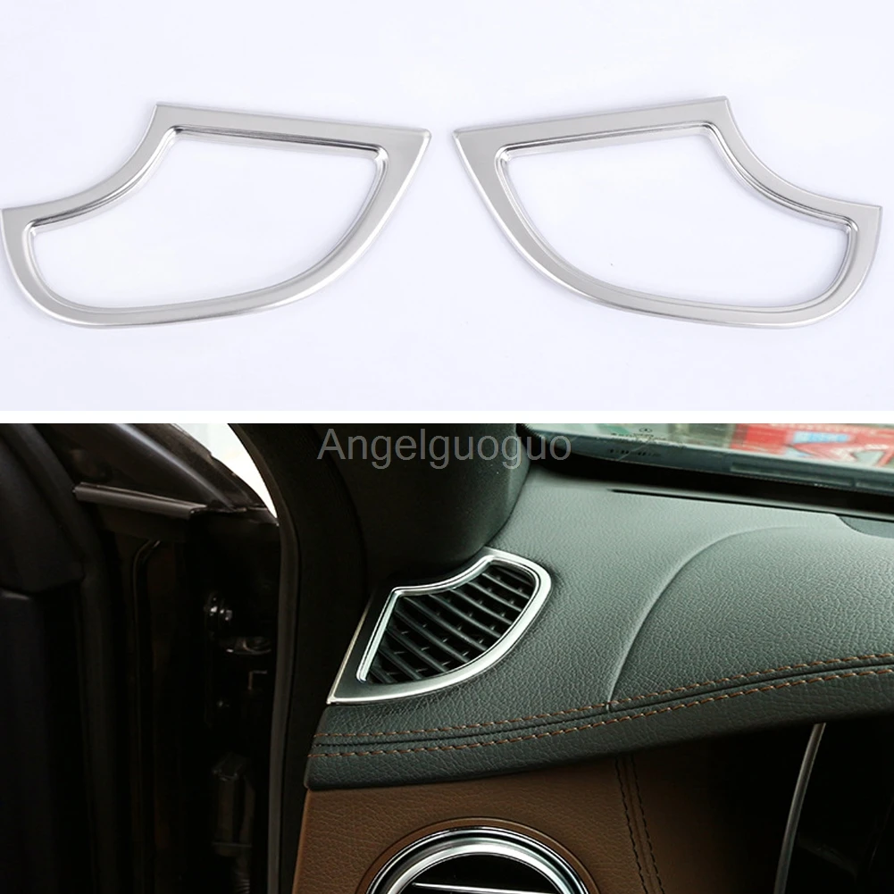 2 шт. наклейки на переднюю панель автомобиля Mercedes Benz S Class S320 S350 S500 2014 2017|dashboard air