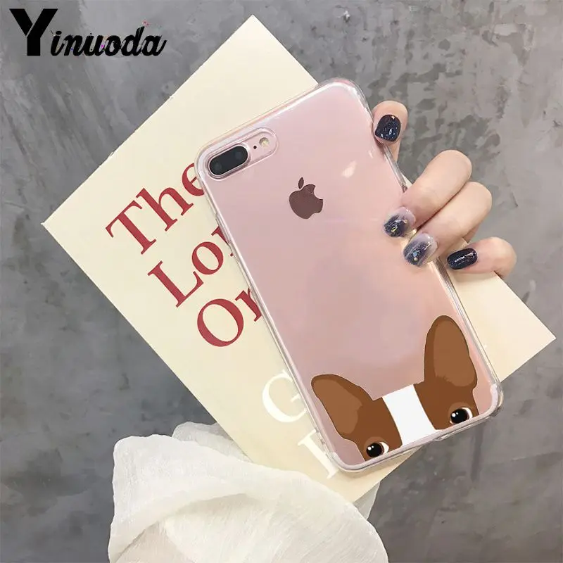 Мягкий прозрачный чехол Yinuoda для Apple iPhone 8 7 6 6S Plus X XS MAX 5|Бамперы| |