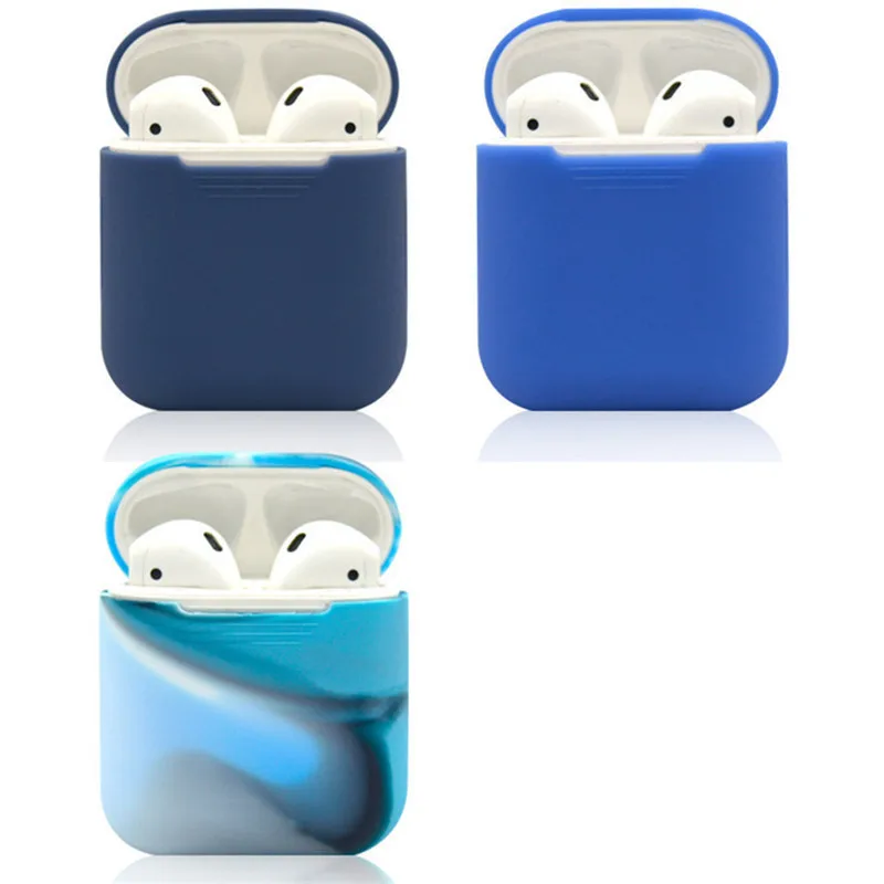 Чехол для Airpods 14 цветов Мягкий защитный чехол гарнитура яркая коробка новинка 2018