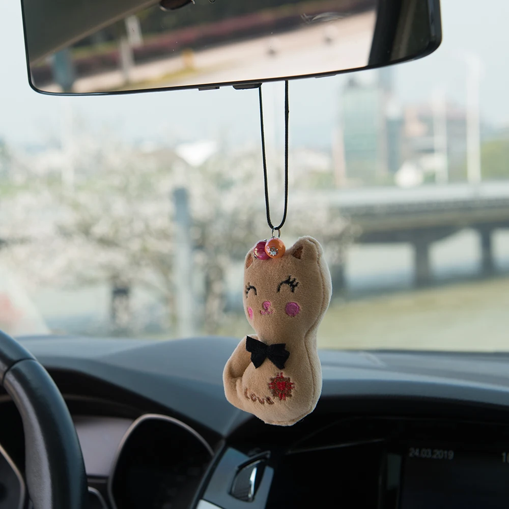 Подарки украшение для дома автомобильный кулон красочный плюшевый милый кот
