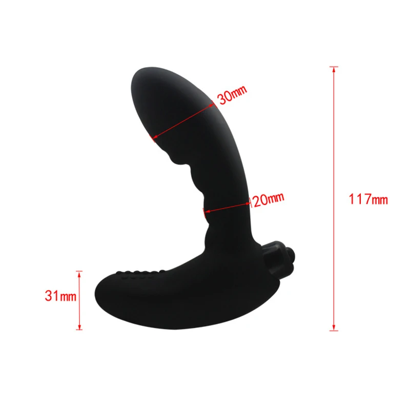 Новинка Вибрирующий силиконовый массажер для простаты мужчин 19ing|Вибраторы и