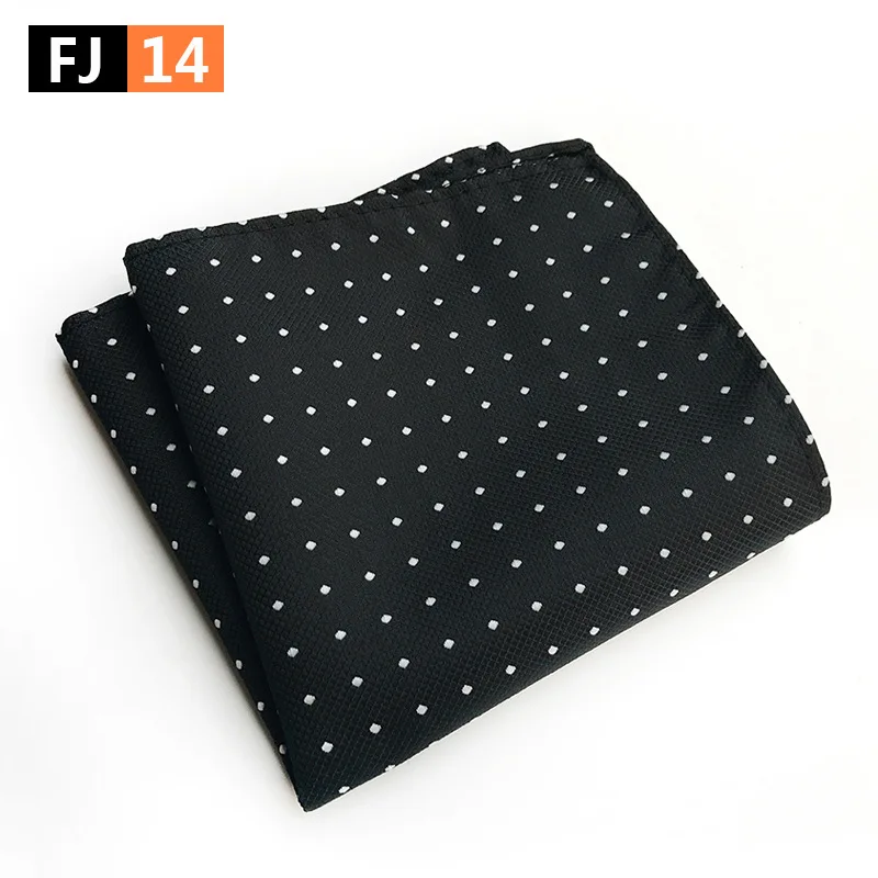 FJ14 Мода 25*25 см мужской Карманный квадратный шелк платок корейский Пейсли точка носовой платок с цветочным узором Свадебная вечеринка подарок Пейсли дизайн - Цвет: FJ14